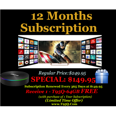 T95Q FREE with 1 Year Subscription